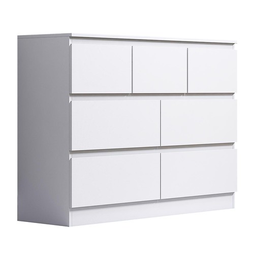 Chest drawers matt white - drawers,