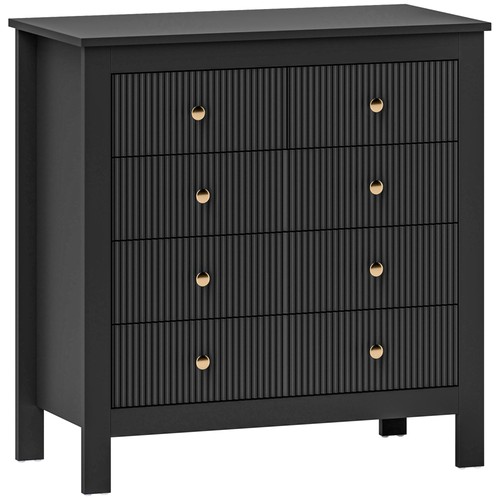 Homcom fluted bedroom - fluted, of