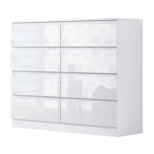 White gloss drawer - gloss, chest