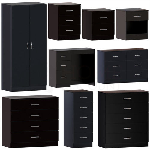 Black chest drawers modern - chest,