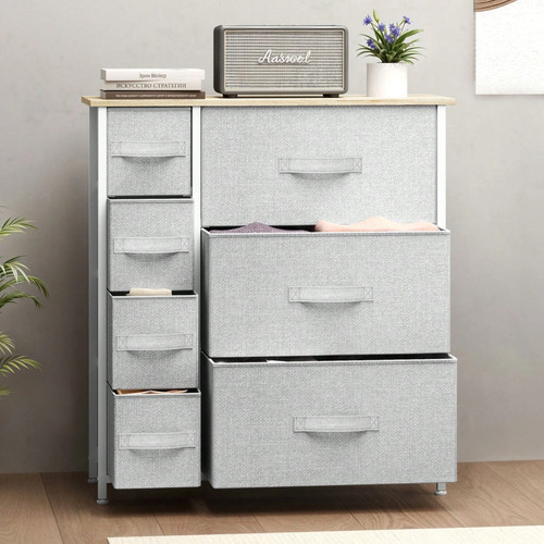 Drawer fabric chest of - 7,